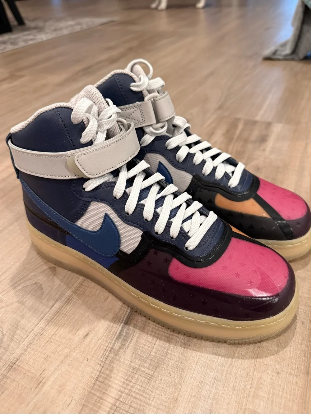 Nike Air Force 1 High '07 'Thunder Blue Pink Prime' sneakers